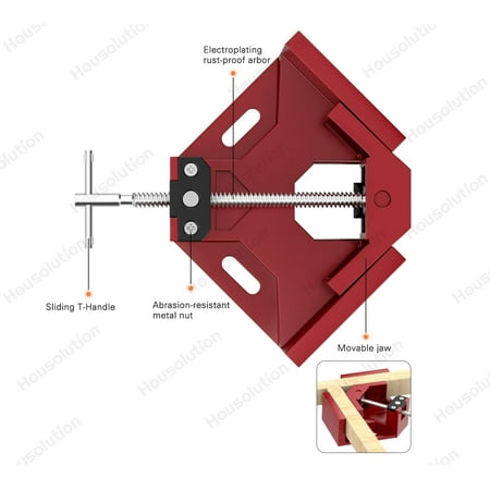 Woodworking 90 Degree Right Angle Clip Picture Frame Corner Clamp Lin 